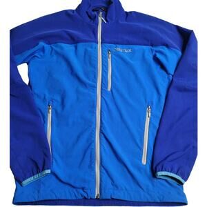 2722 Marmot Men's Lightweight Windbreaker Full Zip Blue Size Medium‎